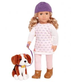 POUPÉE OG PET COLLECTION - EMBER ET SON CHIEN ELSIE